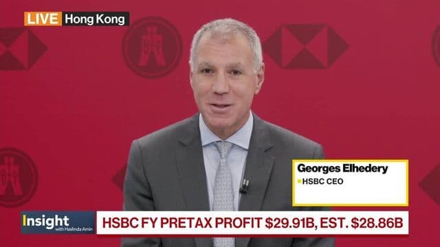 HSBC CEO Elhedery on Earnings, Wealth Business, AI Impact