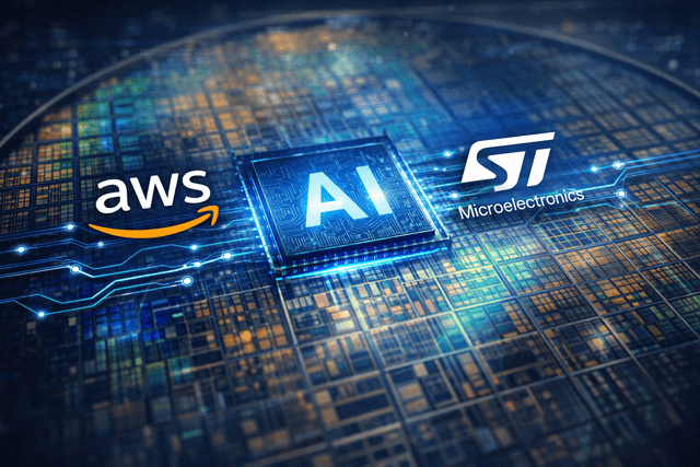 STMicroelectronics surges on multi-billion dollar AWS silicon deal