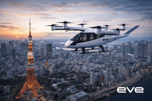 Eve Air Mobility signs binding order for 50 eVTOLs in Japan
