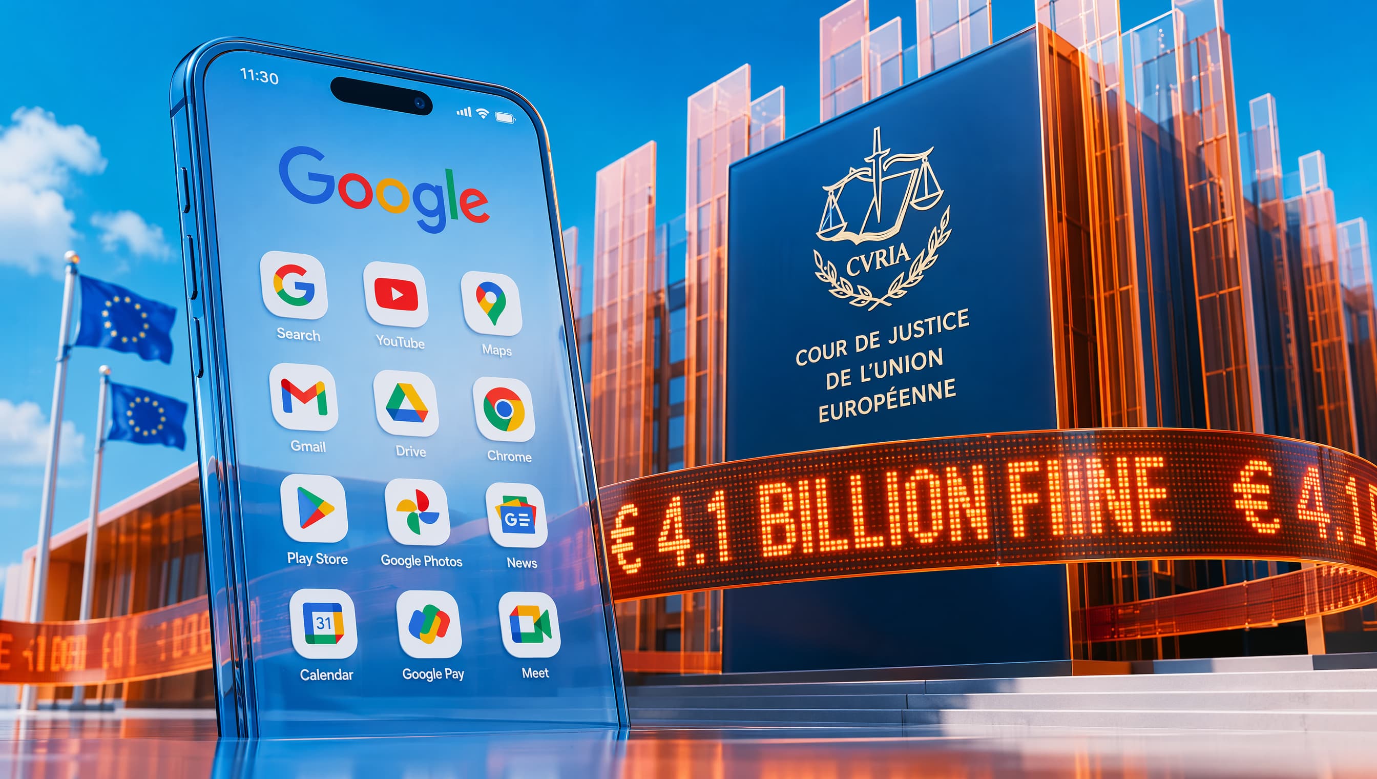 EU top court confirms €4.1 billion Google penalty