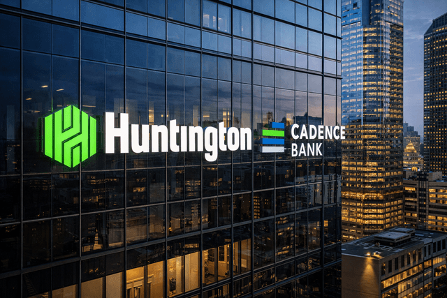 Huntington vaults into top-10 rank with $7.4B Cadence Bank merger