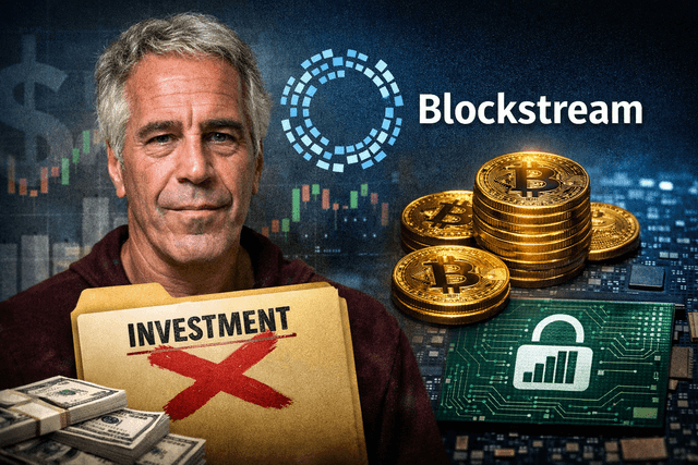 Blockstream confirms Epstein seed funding link