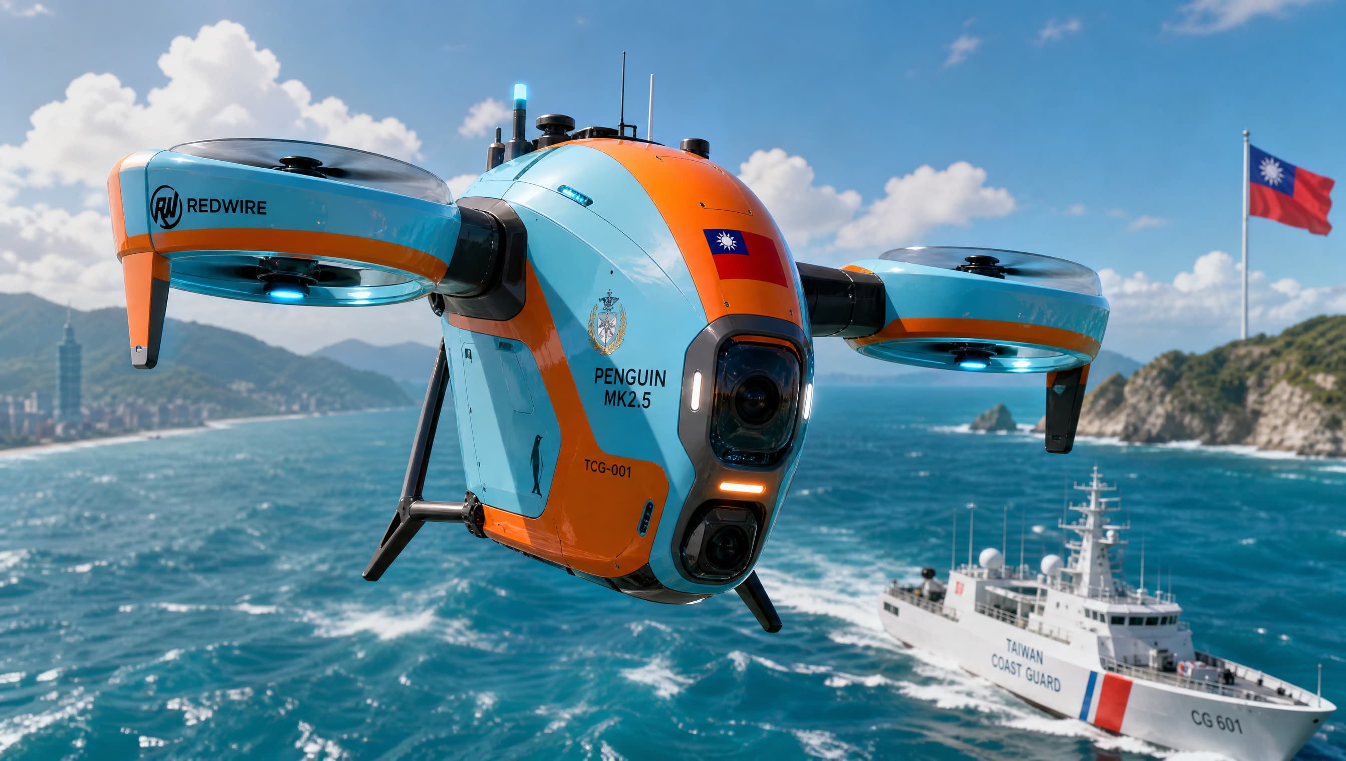 Redwire wins Taiwan Coast Guard drone contract