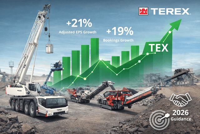 Terex reports record full-year 2025 adjusted EPS of $4.93