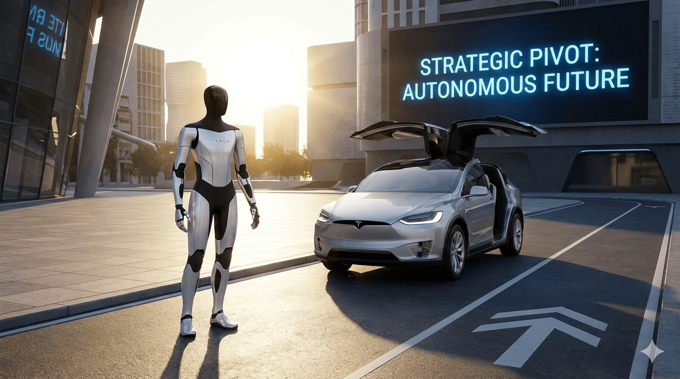Tesla shrugs off sales slump with AI pivot and Optimus target