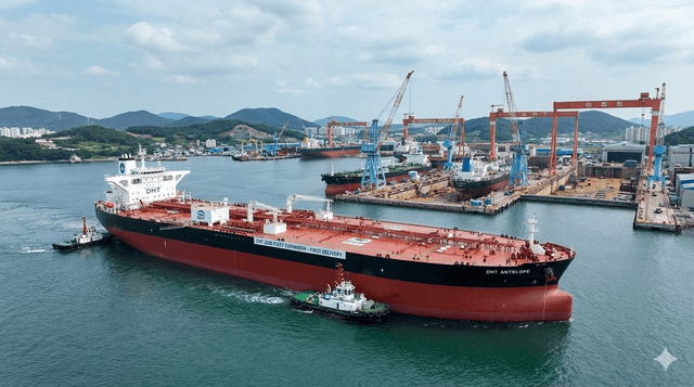 DHT Holdings expands fleet with first of four VLCC newbuildings