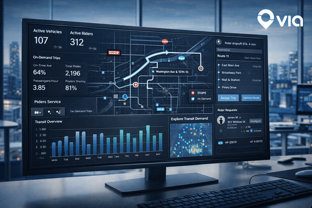 Via revenue jumps 30% as transit tech firm targets 2026 profitability