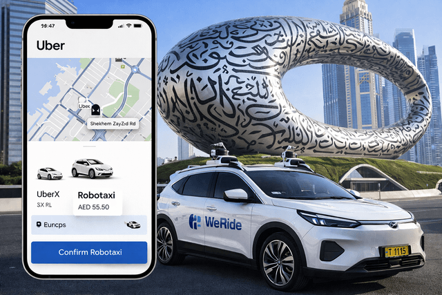 Uber and WeRide to deploy 1,200 robotaxis in Middle East expansion