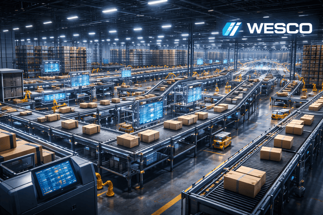 Wesco shares dip despite record $23.5B sales as data center demand surges