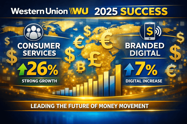 Western Union adjusted profits climb despite revenue slump in core Americas market