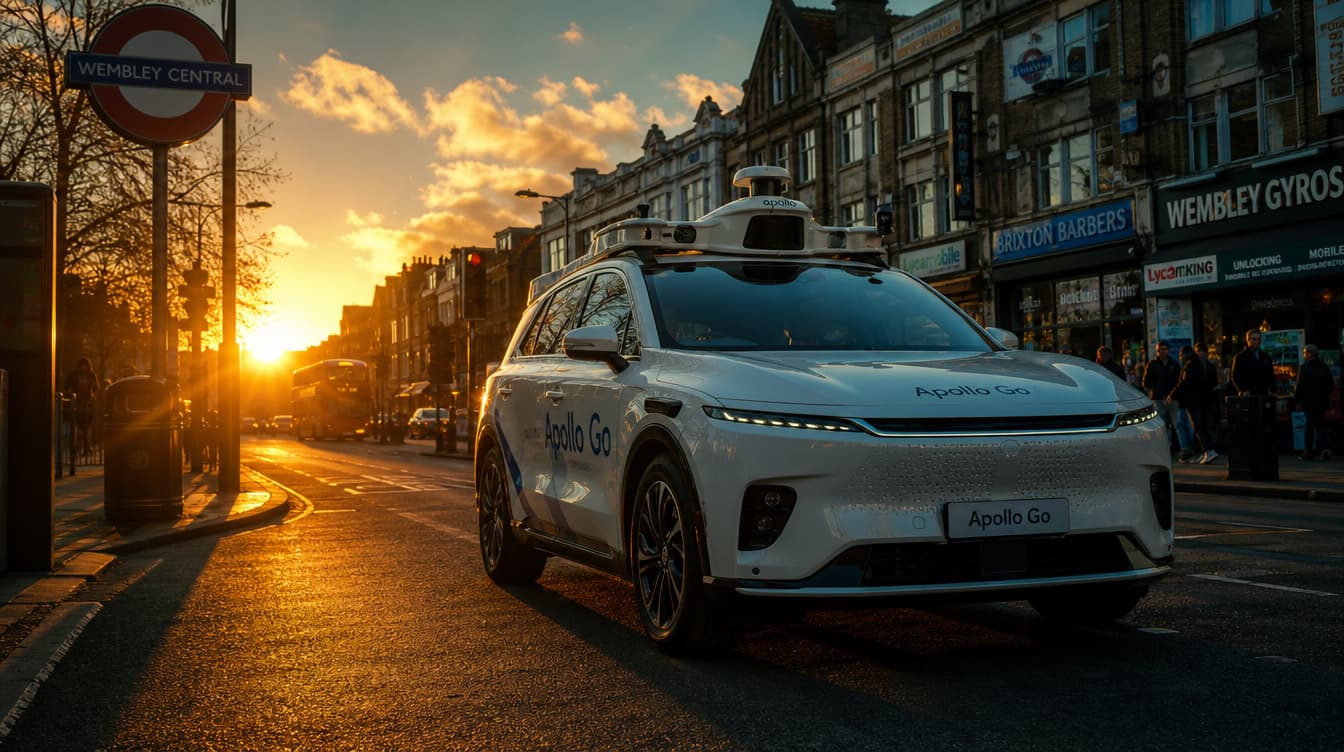 Baidu begins London Apollo Go road tests