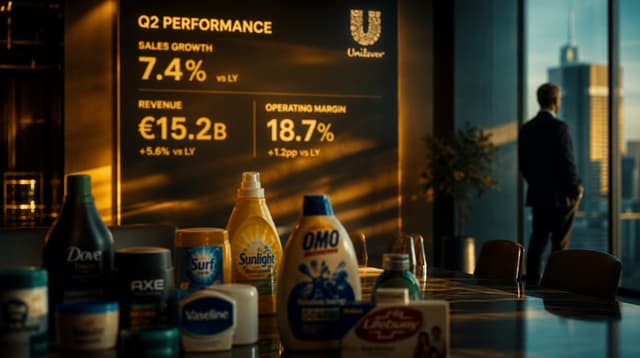 Unilever sees sales rise 5.8% in second quarter