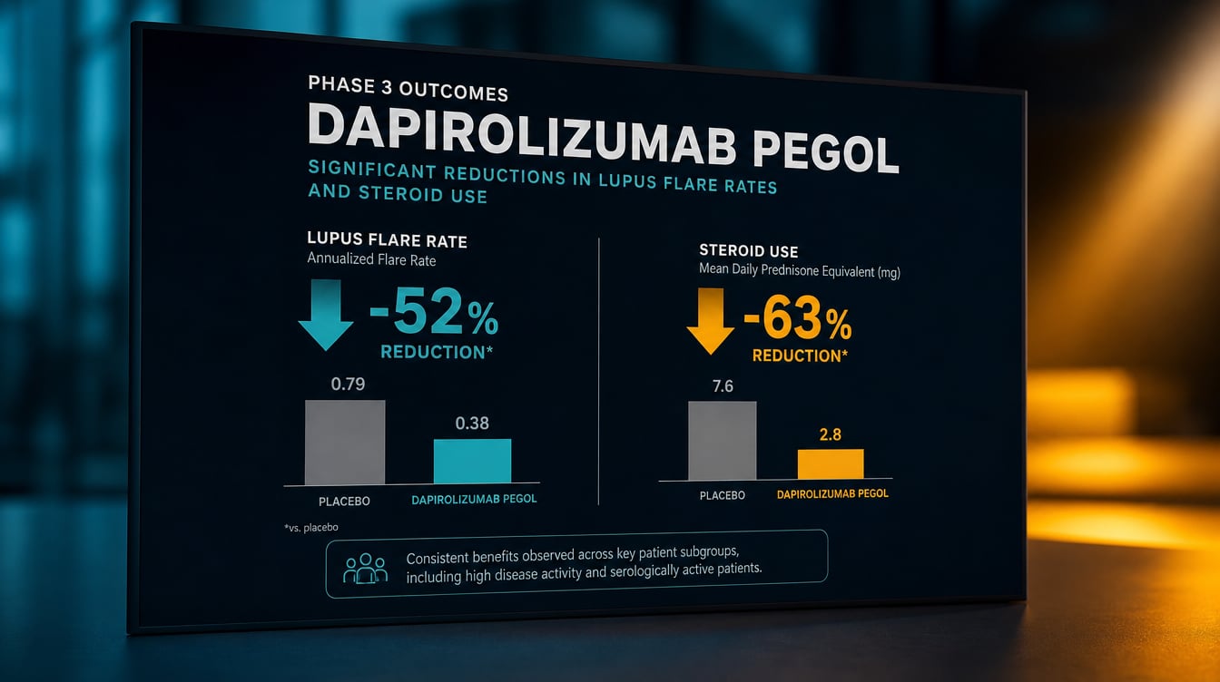 Biogen and UCB present positive Phase 3 PHOENYCS GO data for lupus candidate dapirolizumab pegol