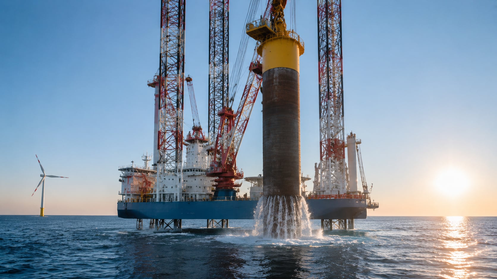 Cadeler hits strategic milestone with first foundation at Hornsea 3