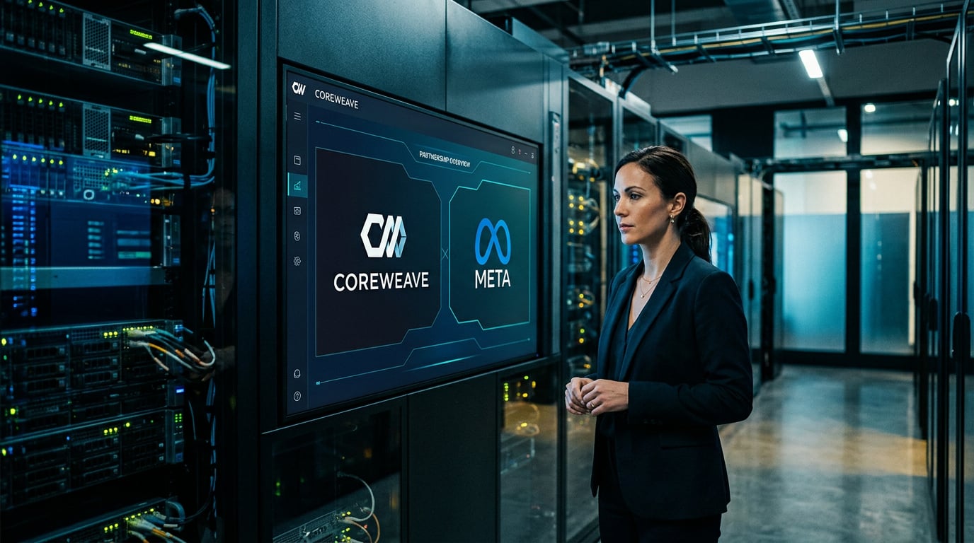 CoreWeave secures massive $21B AI cloud agreement with Meta Platforms