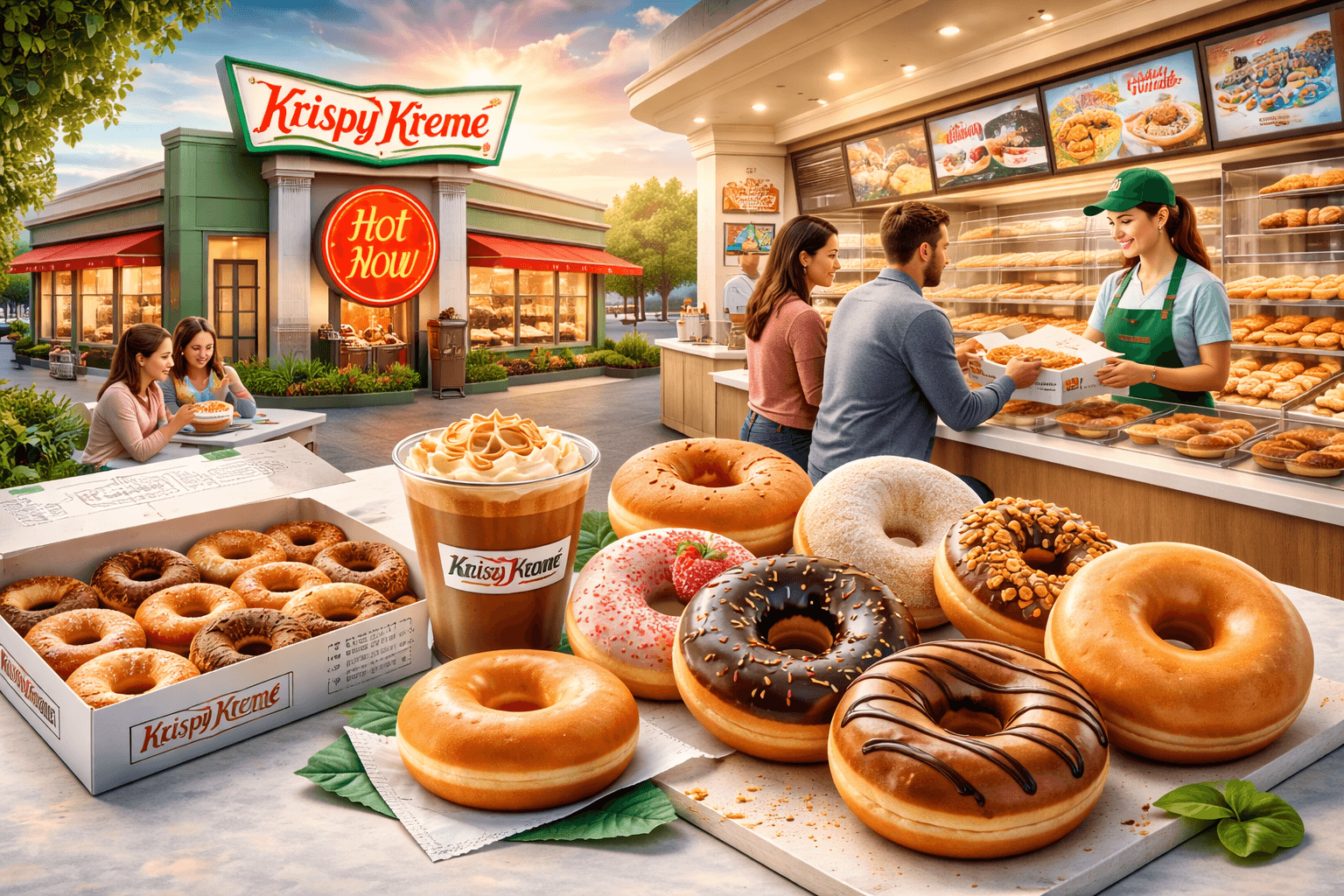 Krispy Kreme surpasses estimates despite annual net loss