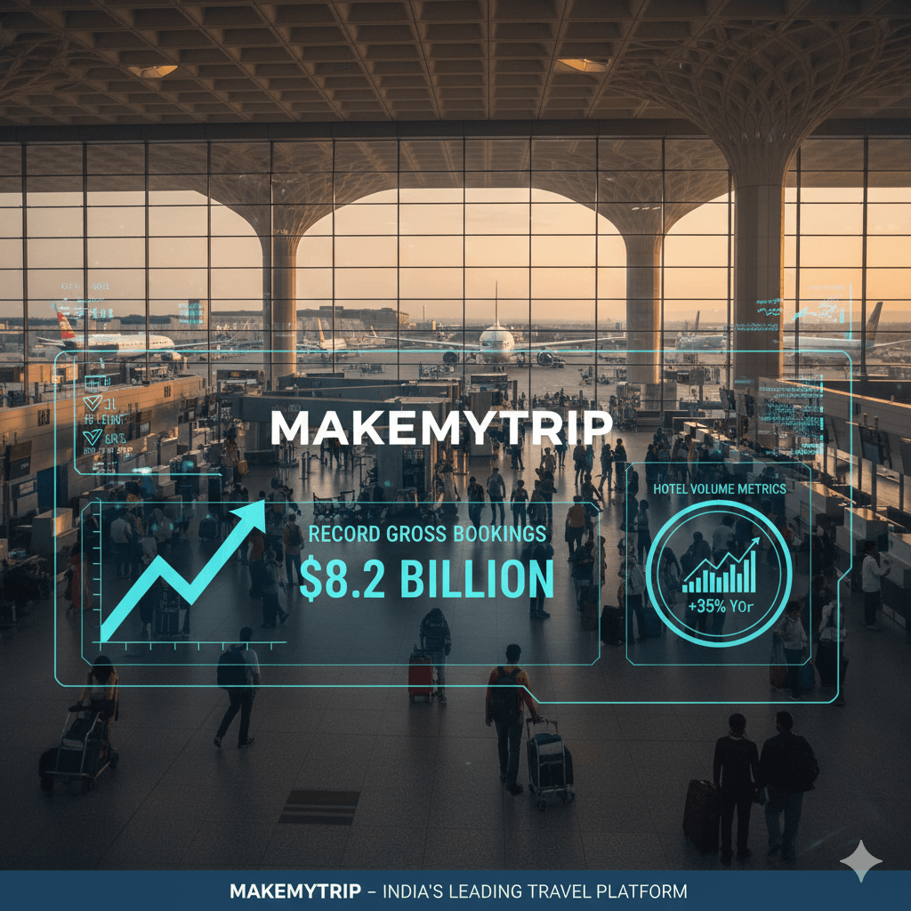MakeMyTrip posts resilient Q3 growth as diversified strategy offsets soft air market