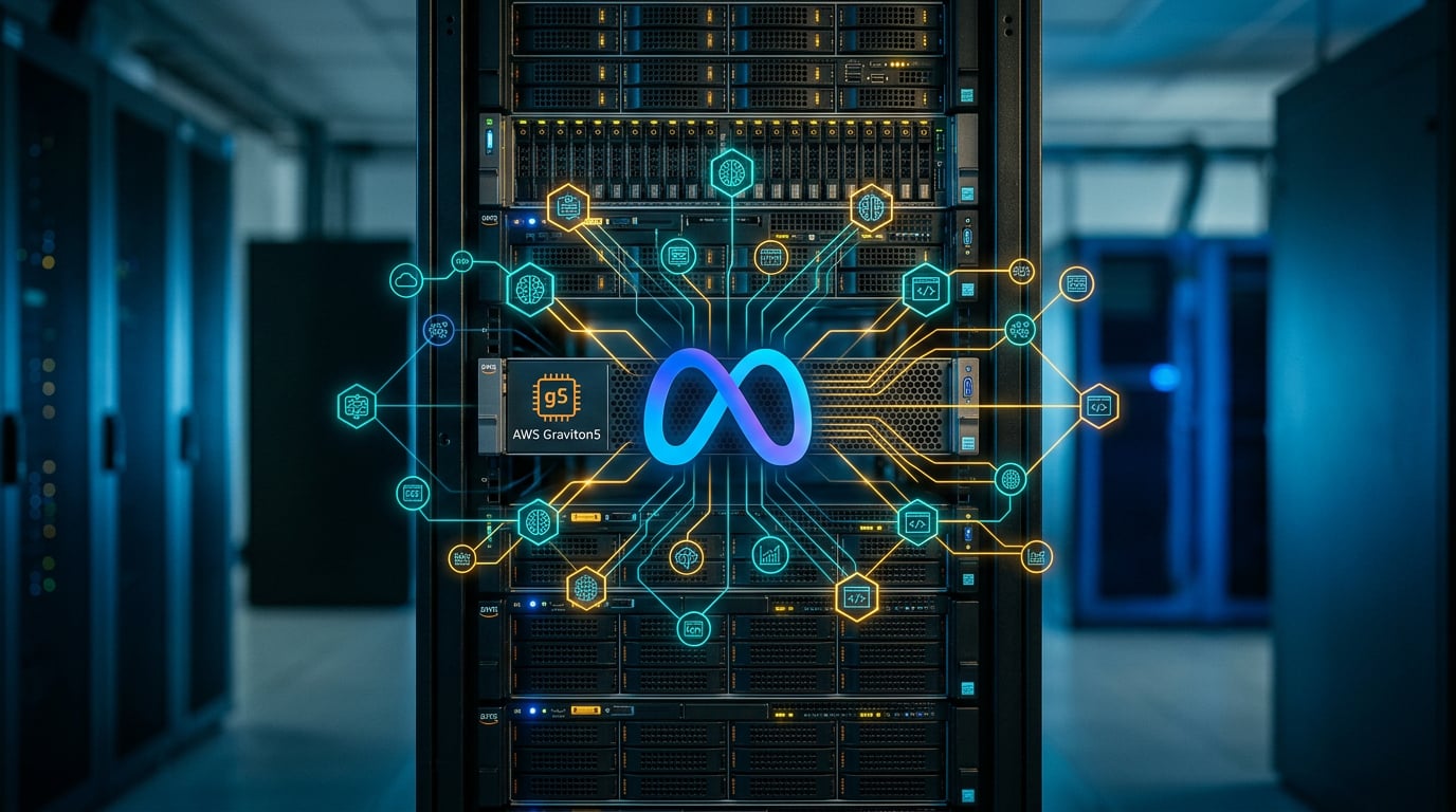 Meta taps AWS Graviton chips to power shift toward agentic AI