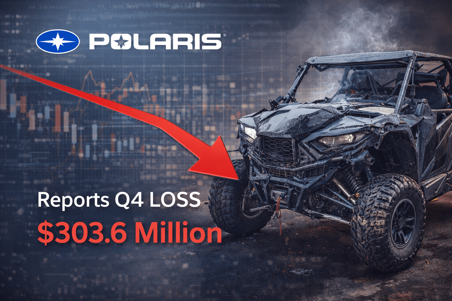 Polaris swings to Q4 loss on massive non-cash charges