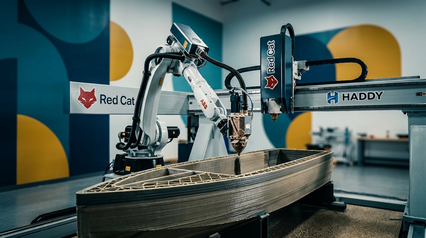 Red Cat partners With HADDY to scale AI-driven robotic 3D printing for maritime defense