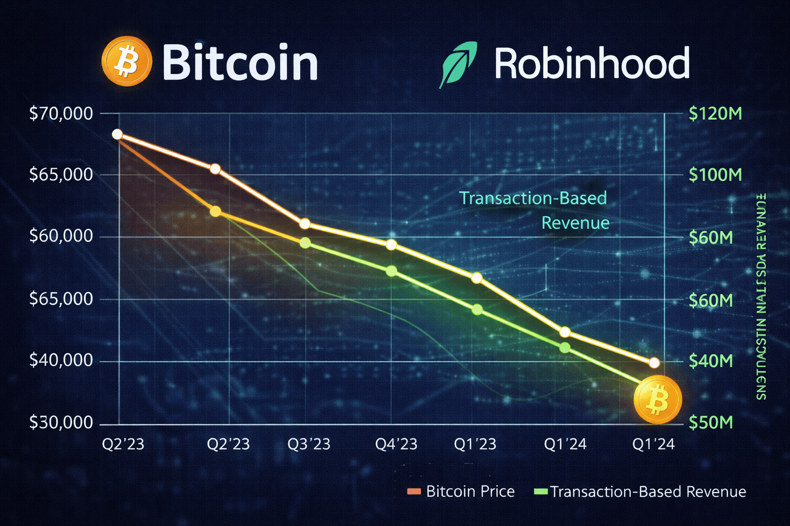 Robinhood shares sink as crypto chill freezes revenue growth