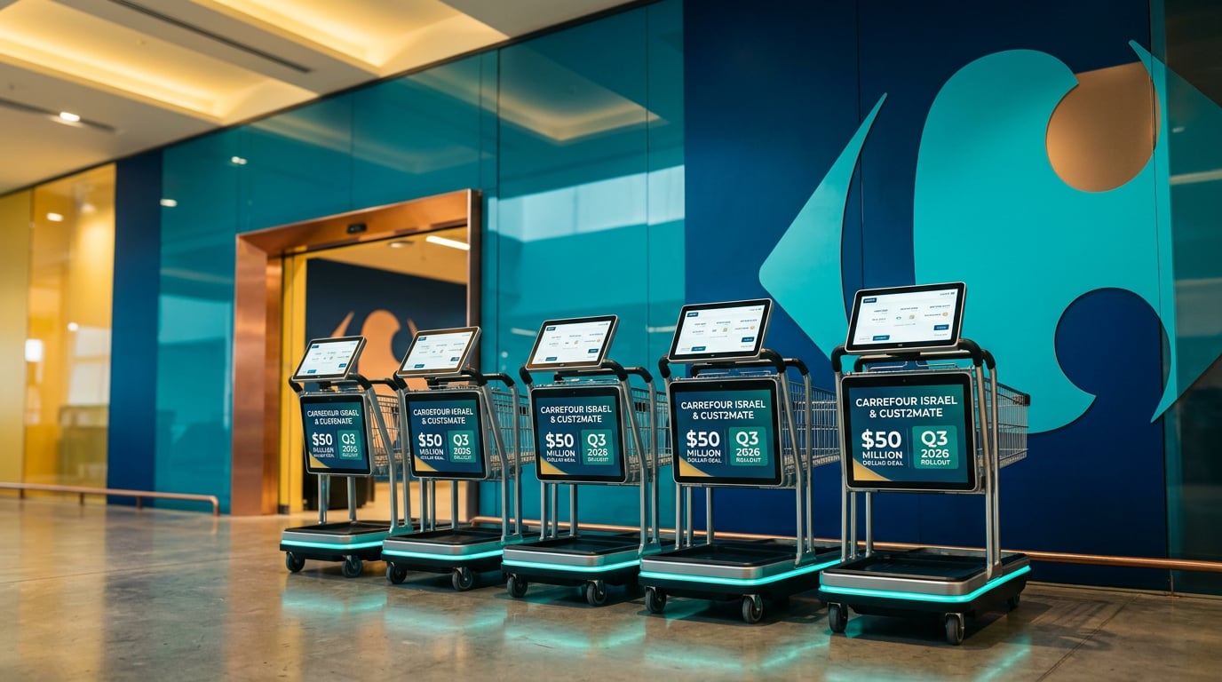 A2Z Cust2Mate secures landmark $50M smart cart contract with Carrefour Israel