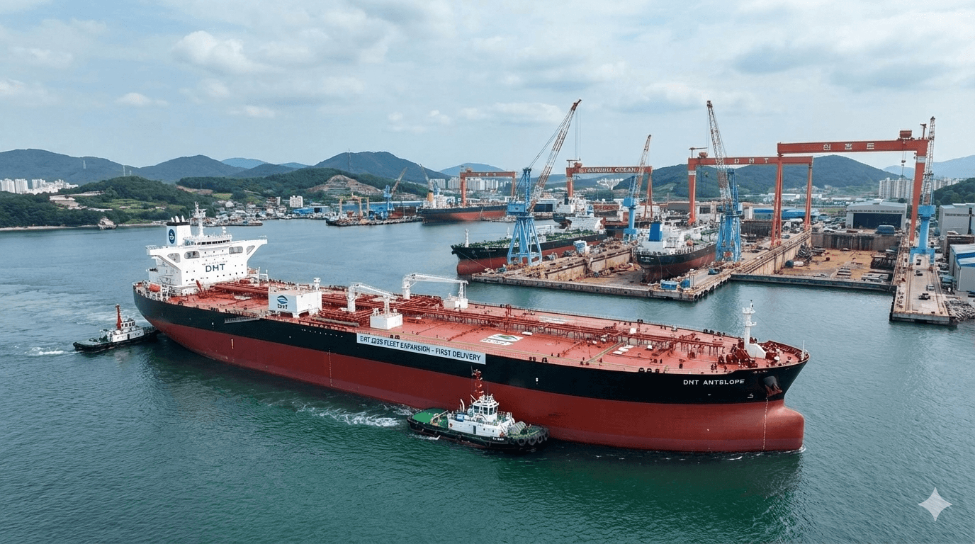 DHT Holdings expands fleet with first of four VLCC newbuildings