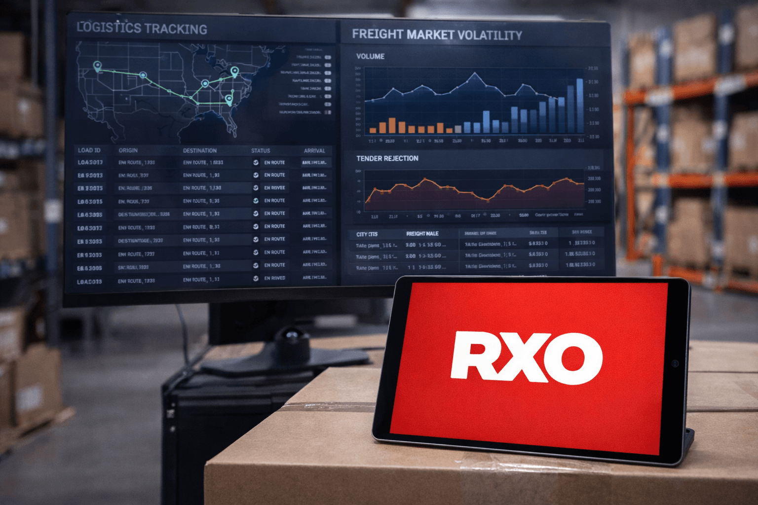 RXO shares slump as tight trucking market squeezes brokerage margins