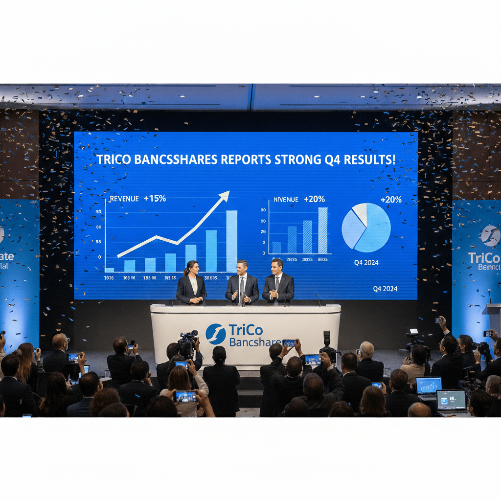 TriCo Bancshares posts 15.8% earnings jump, sets $97M buyback