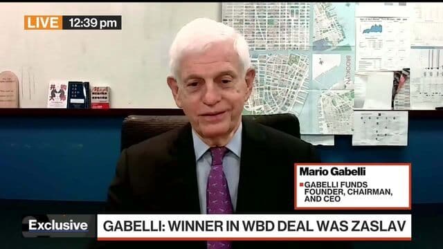 'The Winner Was Zaslav' in WBD Deal: Gabelli