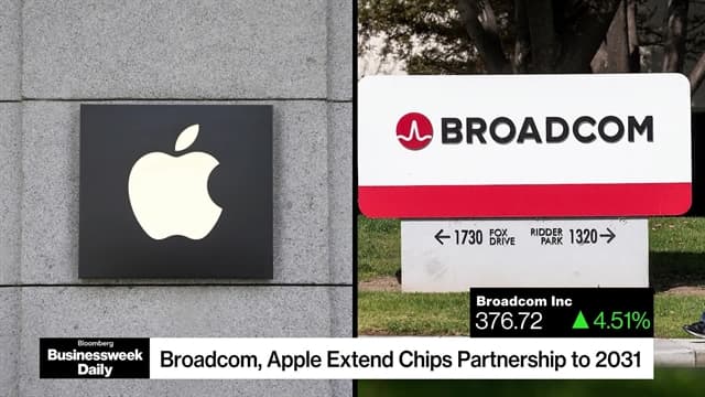 Broadcom, Apple Extend Chips Partnership to 2031