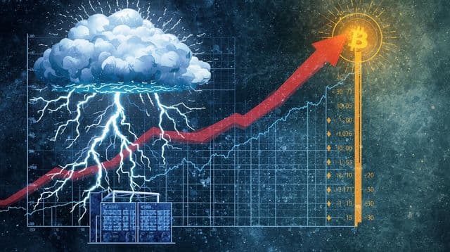 Bitcoin mining stocks jump as storm cuts hashrate