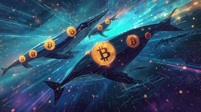 Bitcoin whales add 104K BTC as large transfers surge