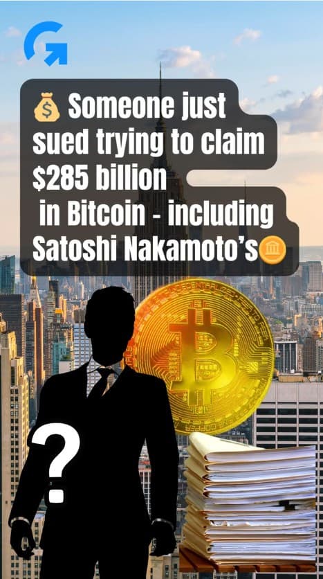 Pseudonymous ‘Noah Doe’ sues for US$285b in dormant bitcoin