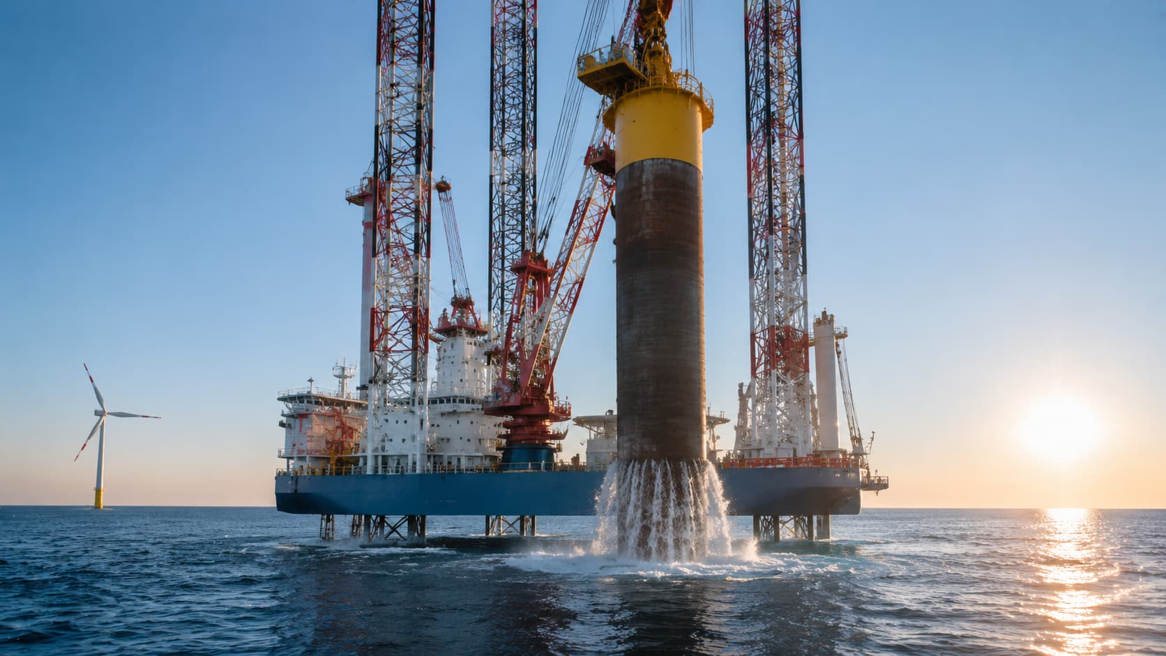 Cadeler hits strategic milestone with first foundation at Hornsea 3