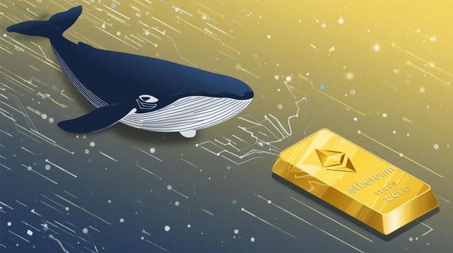 Ethereum loss drives whale shift towards tokenised gold