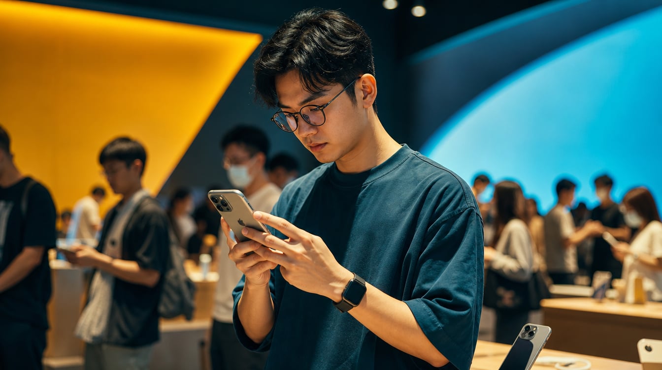 Foreign smartphone shipments in China edge higher in April