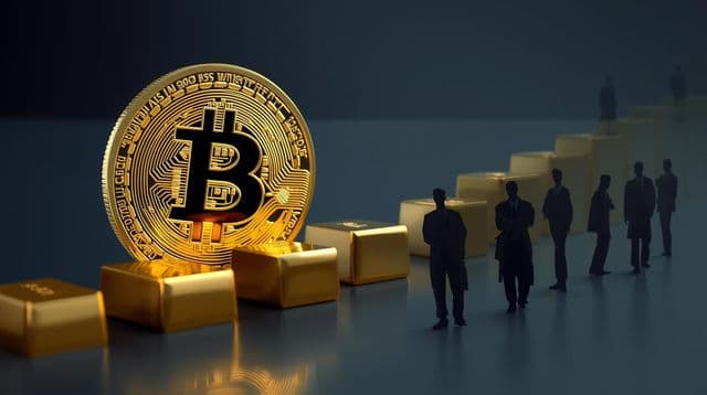 Gold outpaces Bitcoin as institutions quietly buy crypto