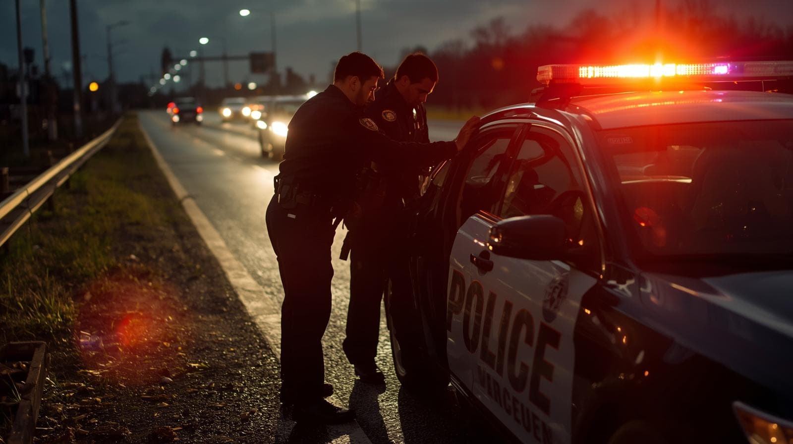 Man arrested after drugs discovered in motorway stop