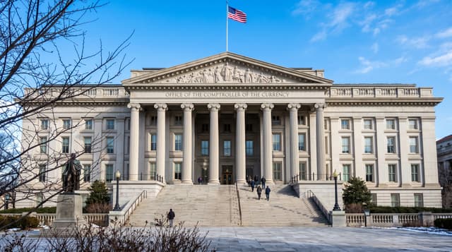 OCC chief denies pressure over Trump crypto charter