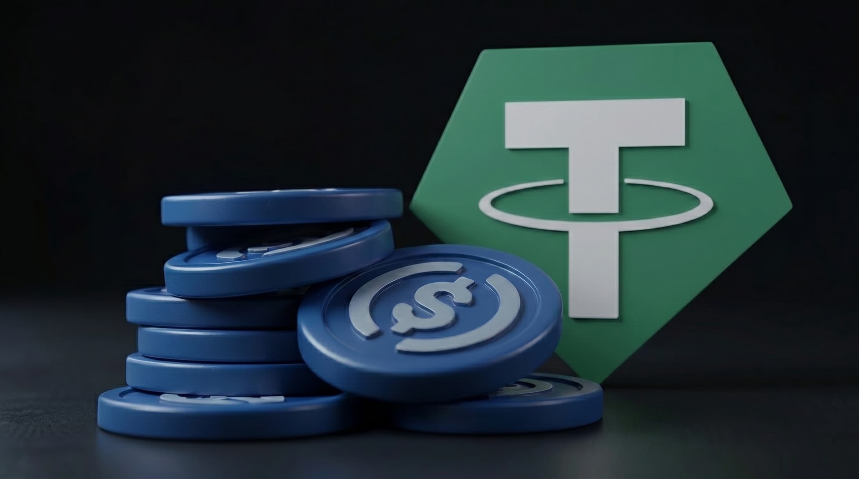 USDC and USDT supply declines despite bills