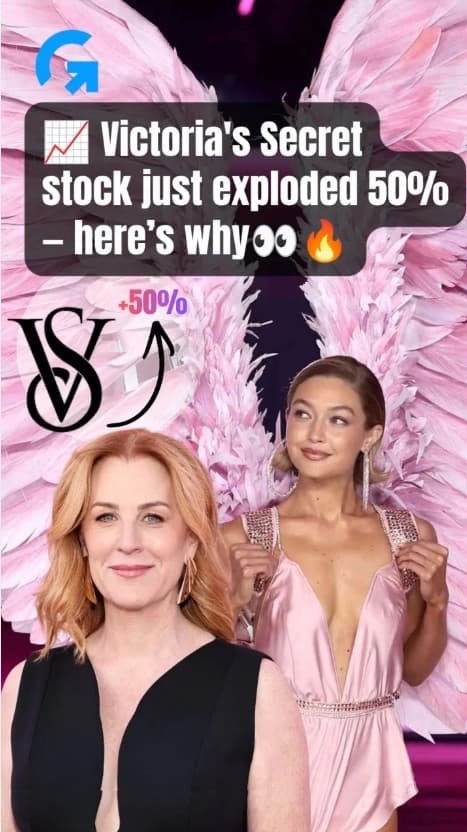 Victoria’s Secret stock soars 50% on earnings and ‘sexy’ reboot