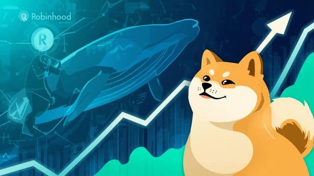 Dogecoin rebounds after $20M whale move to Robinhood