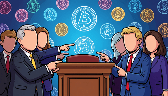 Senate Democrats fault Republicans over crypto bill